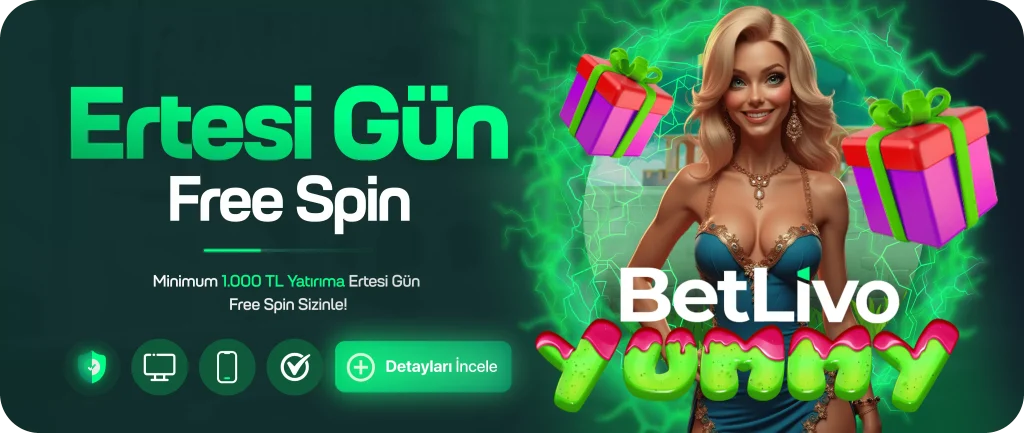 betlivo ertesi gün free spin